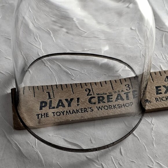 Noritake Paris Water Goble 7.5" silver trimmed rim toasting stemware elegant gla - Picture 8 of 8